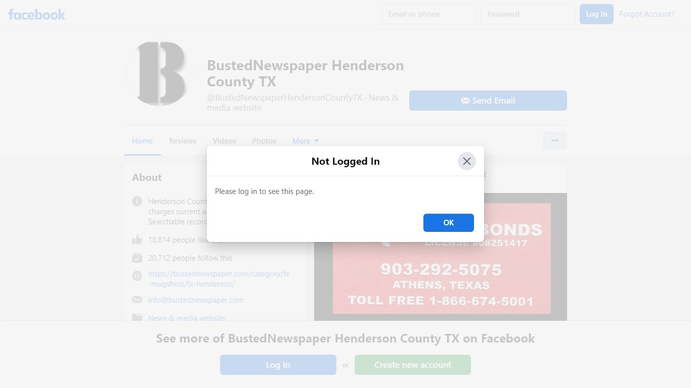 BustedNewspaper Henderson County TX - Home - Facebook